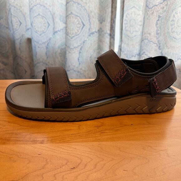 Clark’s Collection Performance Sandals Men’s 13 Brown Adjustable Wesley Bay NWT main image 10